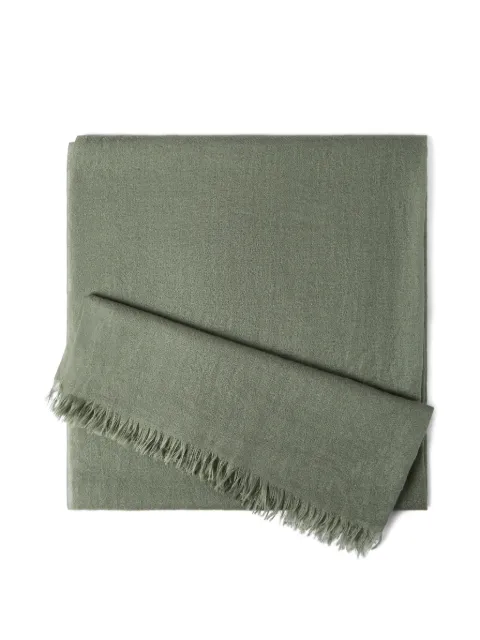 Brunello Cucinelli fringed scarf Green MSC924059C3066
