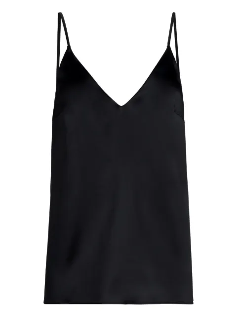 Brunello Cucinelli stretch silk satin camisole Black M0C59BD802C101
