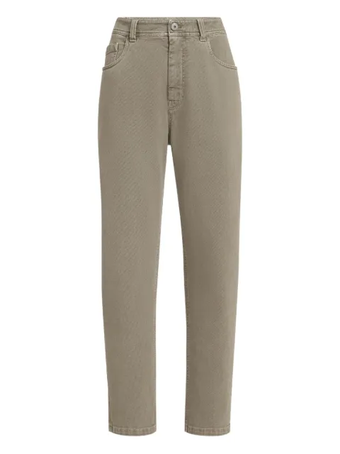 Brunello Cucinelli five-pocket jeans Green MB057P5319C3469