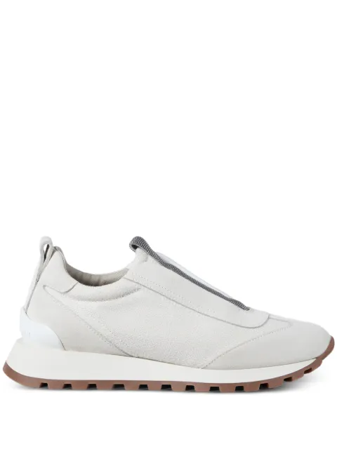 Brunello Cucinelli canvas monili-detail sneakers Neutrals MZ58G2127C209