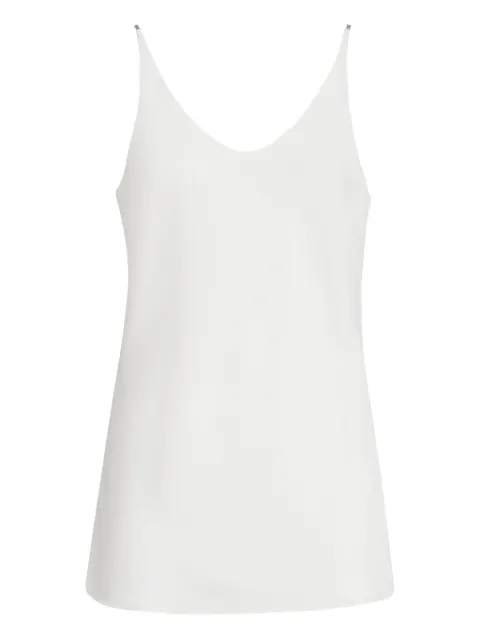 Brunello Cucinelli silk strap top White MF906EV802C600