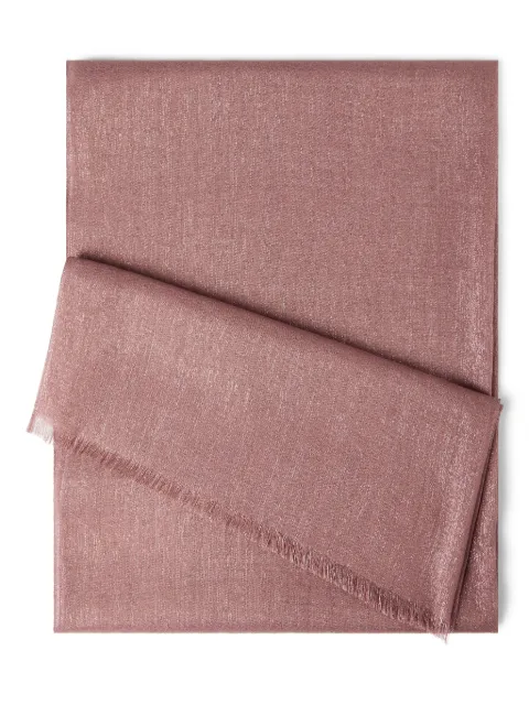 Brunello Cucinelli sparkling scarf Pink MSCDAR097C9399