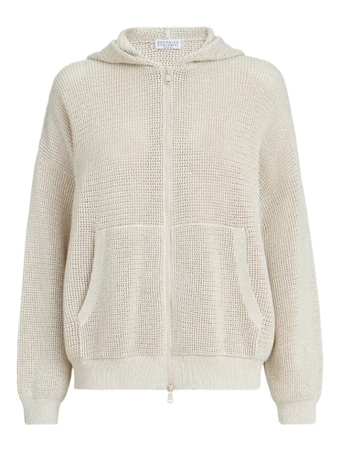 Brunello Cucinelli zip-up cardigan Neutrals MST263306CY948