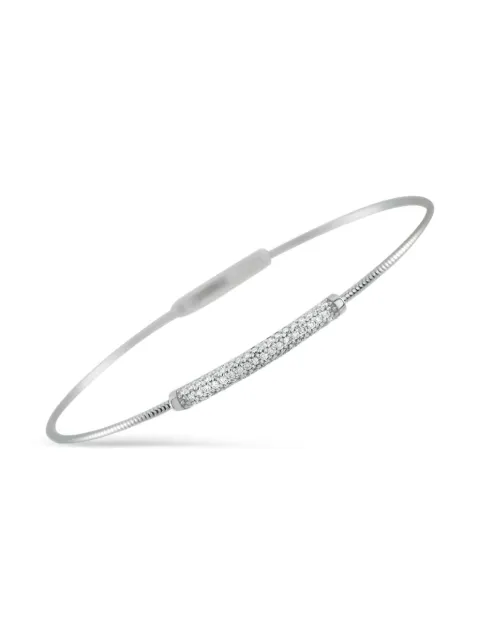 LB Exclusive diamond snake-chain bracelet Silver MF03111925