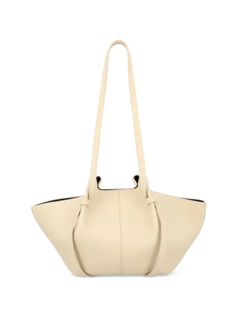 Yuzefi Mochi leather shoulder bag Neutrals MOCHIPEBBLEANGORA