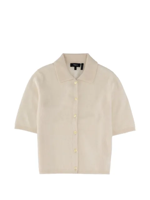 Theory button-up collared shirt Neutrals P1018724C05