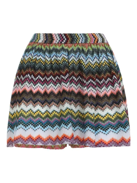 Missoni chevron high-waisted shorts White MC22SI00BR014F