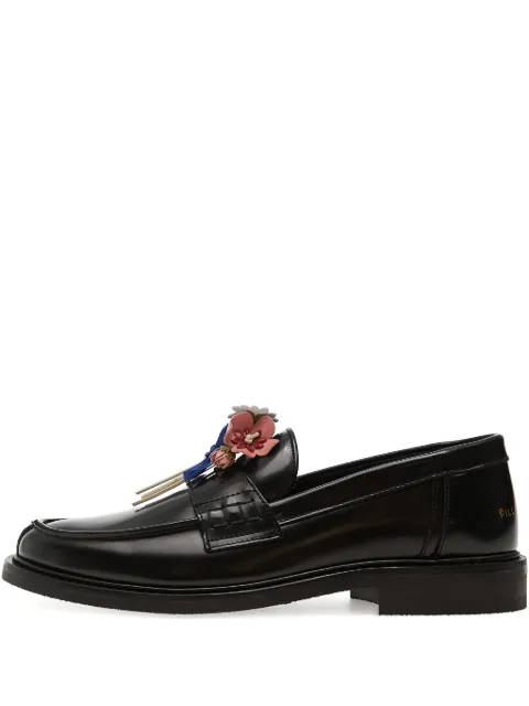 Filling Pieces Bouquet loafers Black 112511303122