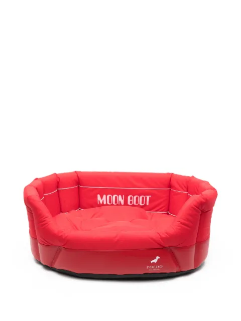 Moon Boot x Poldo Dog Couture logo pet accessory Red MBCU0001L