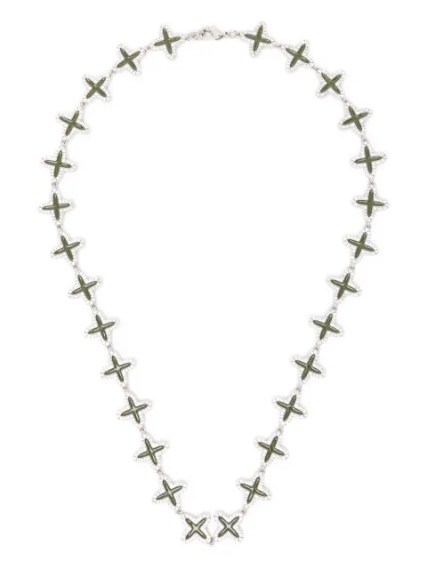 DARKAI Clover necklace Silver DICO0062BBDIOL