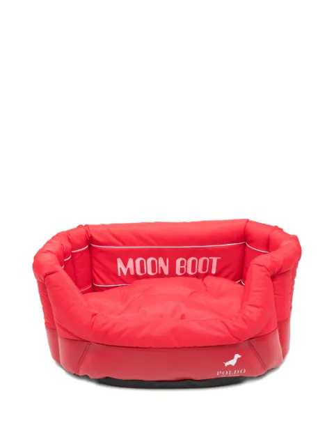 Moon Boot x Poldo Dog Couture logo-print dog bed Red MBCU0001S