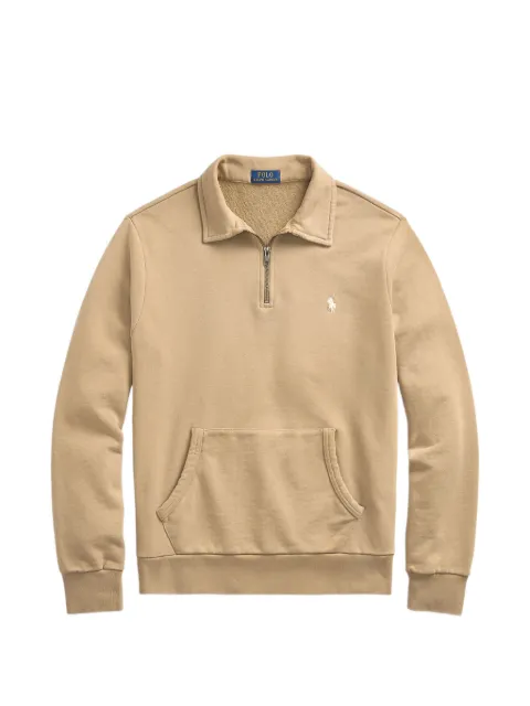 Polo Ralph Lauren zip-fastening pocket polo shirt Neutrals 710967690008