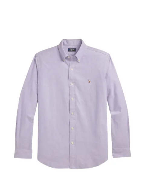 Polo Ralph Lauren logo-embroidered shirt Purple 710791374014
