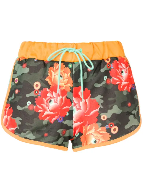 PUMA x Sue Tsai floral print shorts Green 57822001