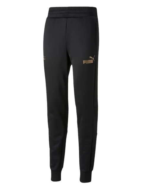 PUMA logo-print track pants Black 53642401