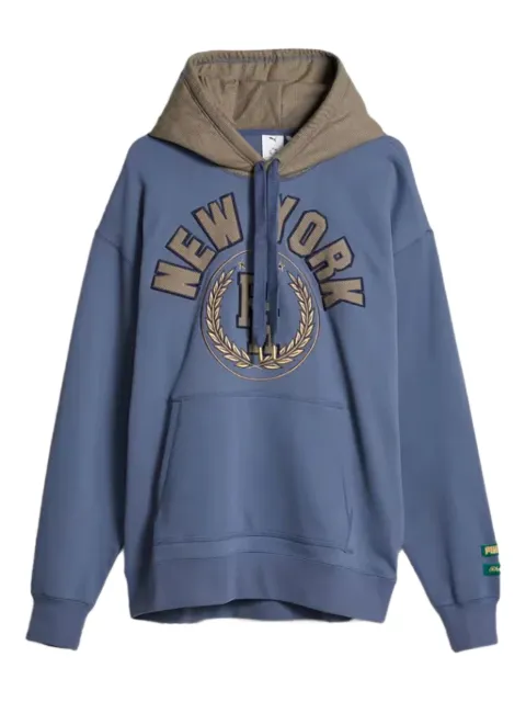 PUMA x Rhuigi long-sleeve hoodie Blue 62088956