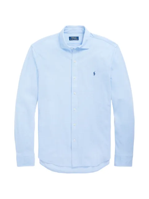 Polo Ralph Lauren logo-embroidered shirt Blue 710938353002