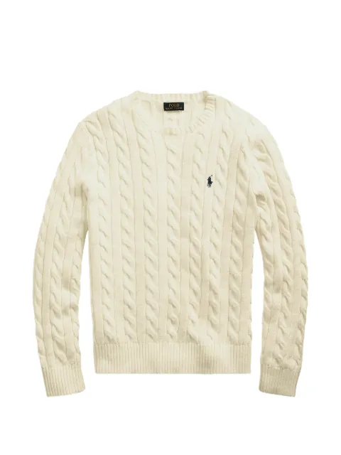 Polo Ralph Lauren crew-neck sweater Neutrals 710918998005
