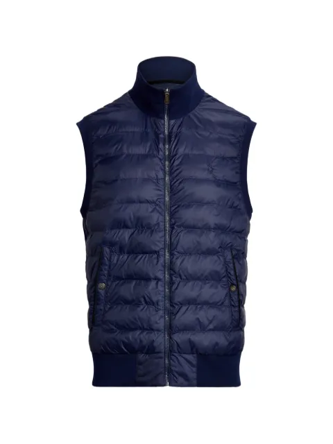 Polo Ralph Lauren zip-fastening quilted gilet Blue 710854543001