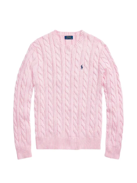 Polo Ralph Lauren cable-knit crew neck sweater Pink 710918998027