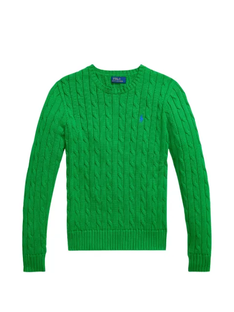 Polo Ralph Lauren cable-knit cotton sweater Green 211570012124