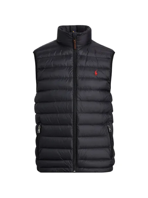 Polo Ralph Lauren logo-embroidered padded gilet Black 710751587002