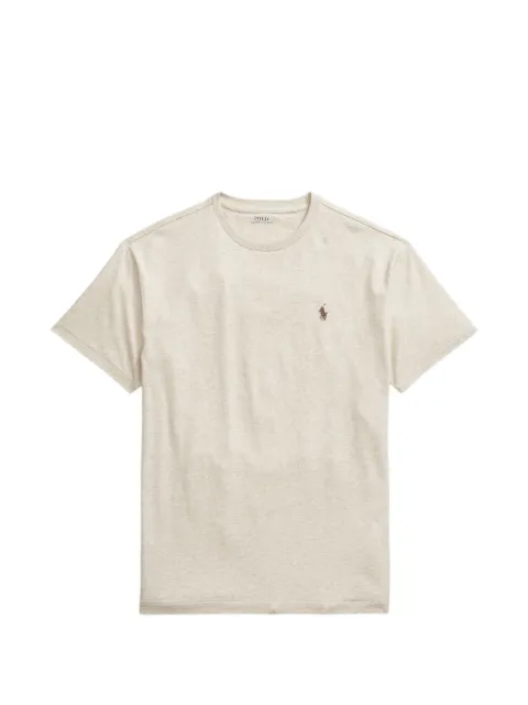 Polo Ralph Lauren logo-embroidered T-shirt Neutrals 710907741006