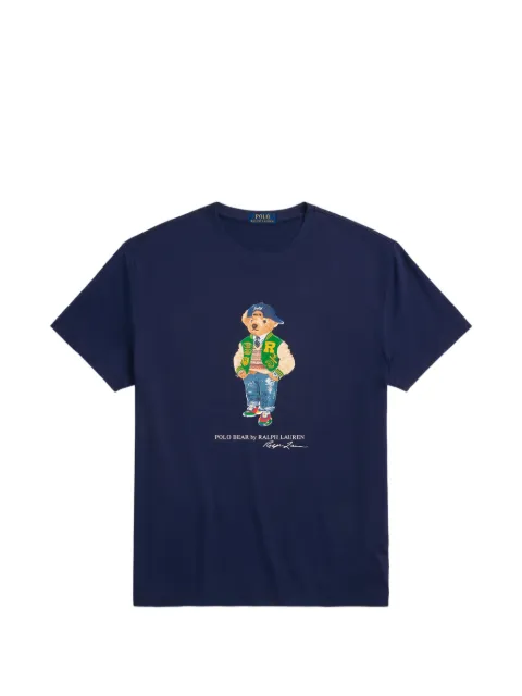 Polo Ralph Lauren Polo Bear graphic-print T-shirt Blue 710P00690001