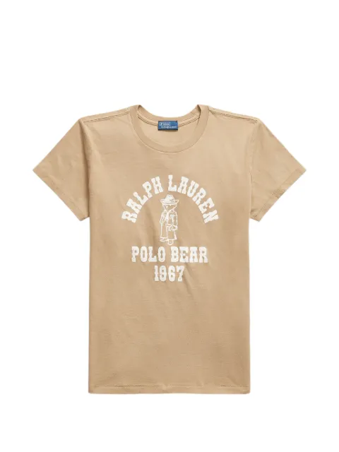 Polo Ralph Lauren Polo Bear cotton T-shirt Neutrals 211A89498001