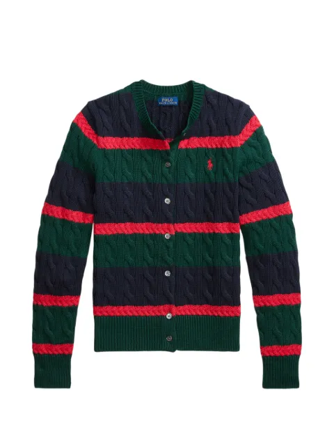 Polo Ralph Lauren striped cable-knit cardigan Blue 211A89539001