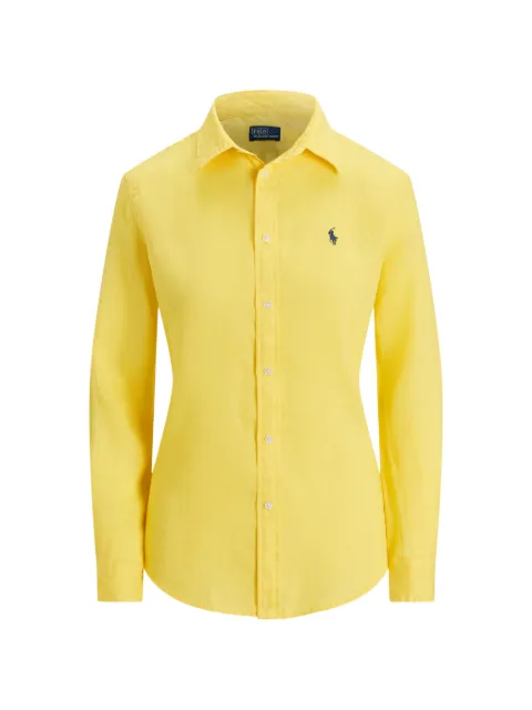 Polo Ralph Lauren buttoned long-sleeve shirt Yellow 211A91218003