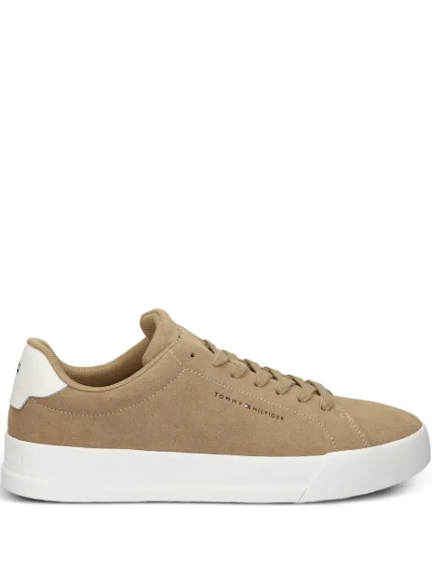 Tommy Hilfiger lace-up suede sneakers Neutrals FM0FM05716