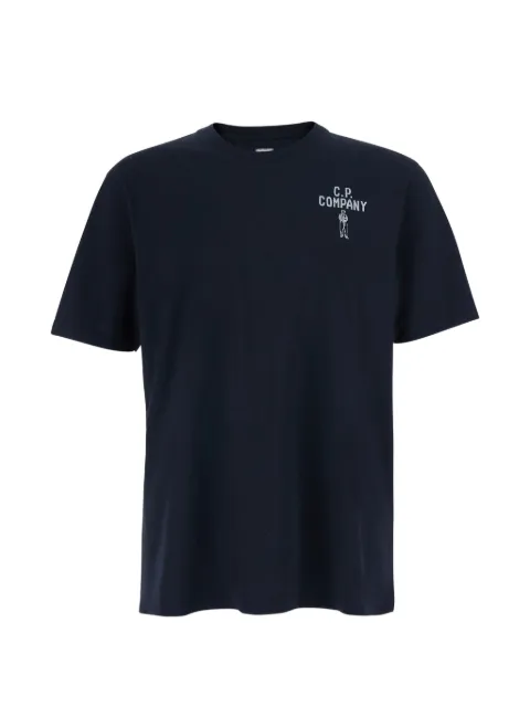 C.P. Company 30/1 jersey short-sleeve British Sailor T-shirt Blue 20CMTS174A110579W888