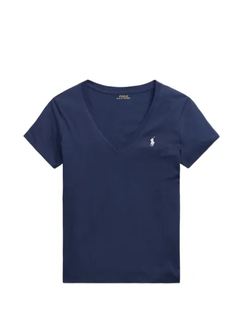 Polo Ralph Lauren V-neck short-sleeve T-shirt Blue 211880417002