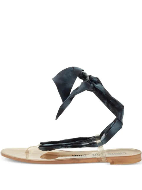 Christian Dior Pre-Owned Kaleidoscope pattern sandals Blue 1210888