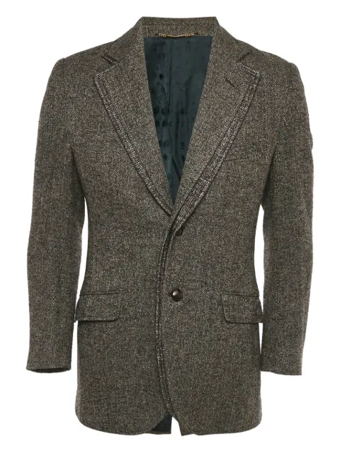 Dolce & Gabbana Pre-Owned patterned single-breasted blazer Brown 1206487