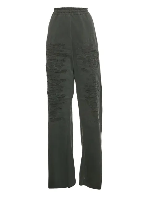 Maison Martin Margiela Pre-Owned distressing trousers Green 1230362