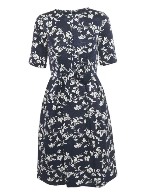 Carolina Herrera Vintage short-sleeve dress Blue 1232618