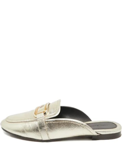 Tory Burch Georgia leather mules Gold 1219804