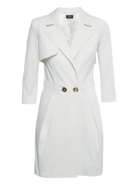 Elisabetta Franchi crepe mini dress White 1192853