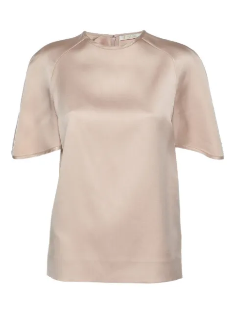Chloé Pre-Owned satin top Neutrals 1173296