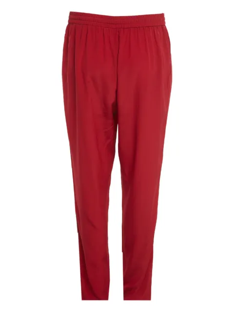 Valentino Garavani Pre-Owned drawstring silk trousers Red 1219731