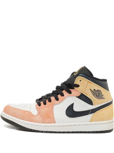 Jordan Air Jordan 1 suede-panel sneakers White 1197868