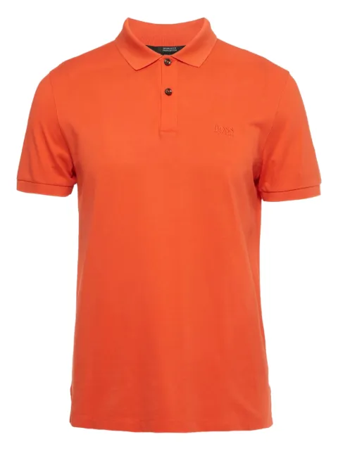 BOSS cotton polo shirt Orange 1193701