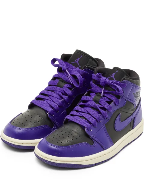 Jordan 1 Mid leather sneakers Purple 1213867