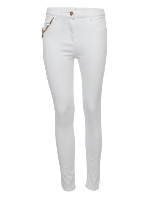 Elisabetta Franchi charm-detail jeans White 1220274