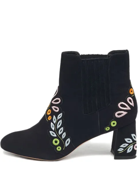 Sophia Webster Liliana embroidered ankle boots Black 1229943