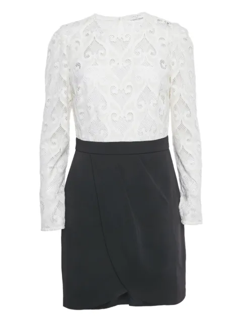 SANDRO lace long-sleeve dress Black 1227886