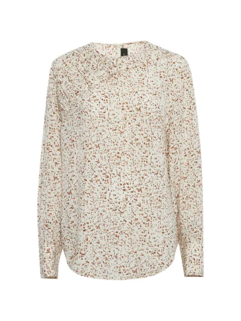 JOSEPH silk printed blouse Neutrals 1220237