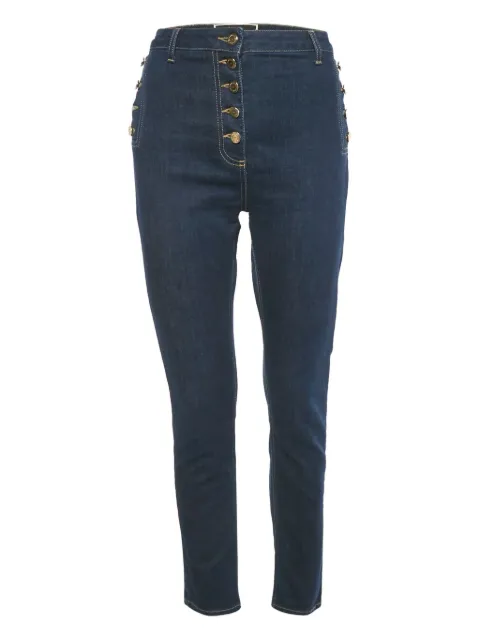 Elisabetta Franchi buttoned denim jeans Blue 1220425